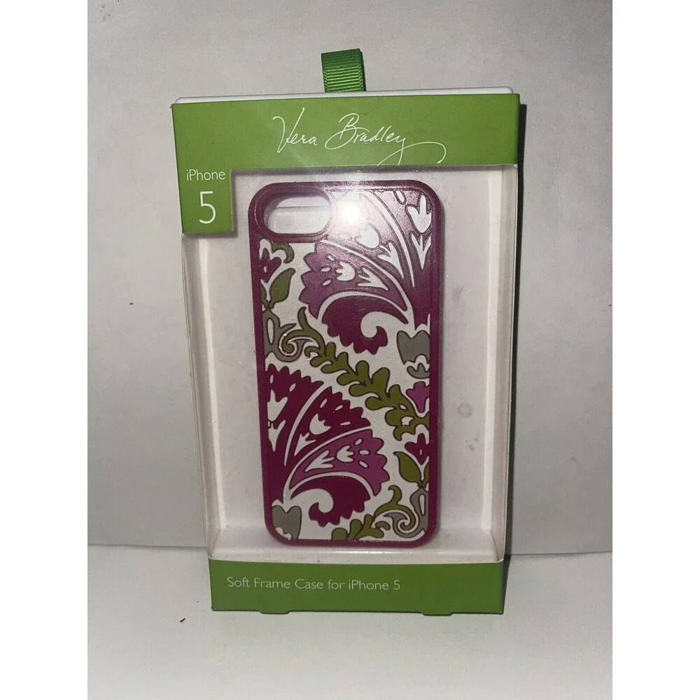 Vera Bradley  Soft Frame Case for iPhone 5 Great Condition With Box